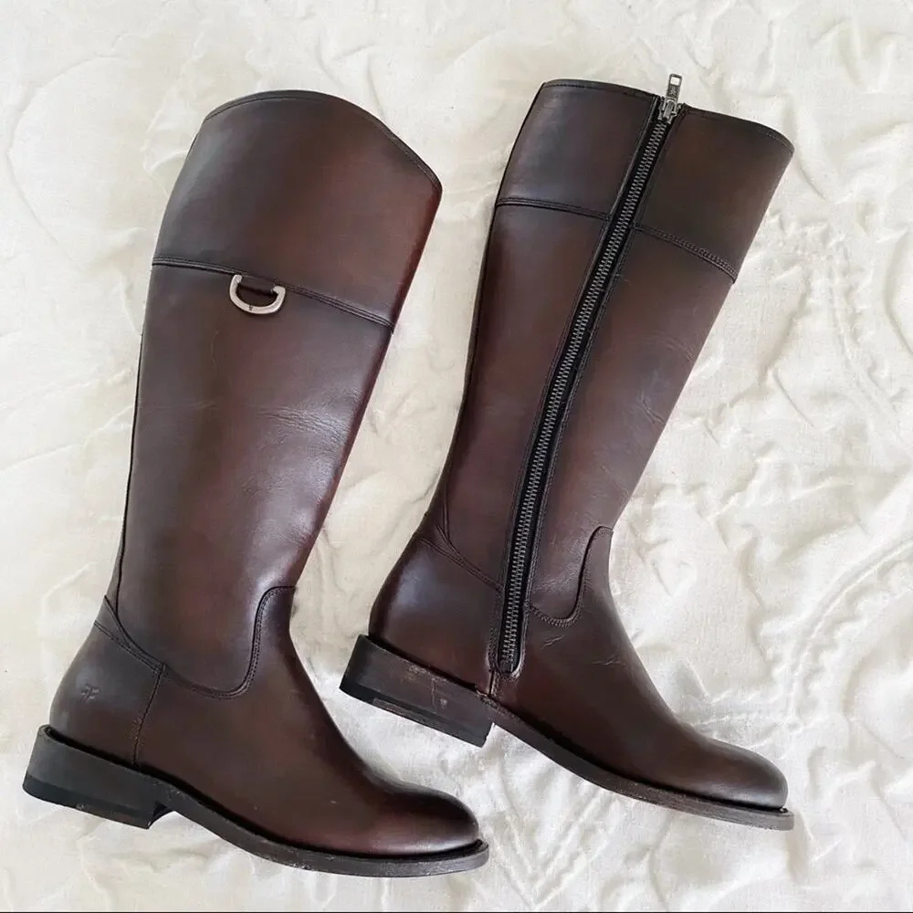 Frye Jayden D Ring Tall Boots Size 5.5 NEW $398